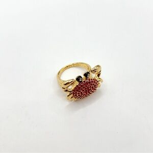 KS702-Kate Spade crab ring size 7